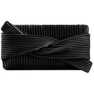 JASON WU Corrie pleated front bow clutch or shoulder bag NWT